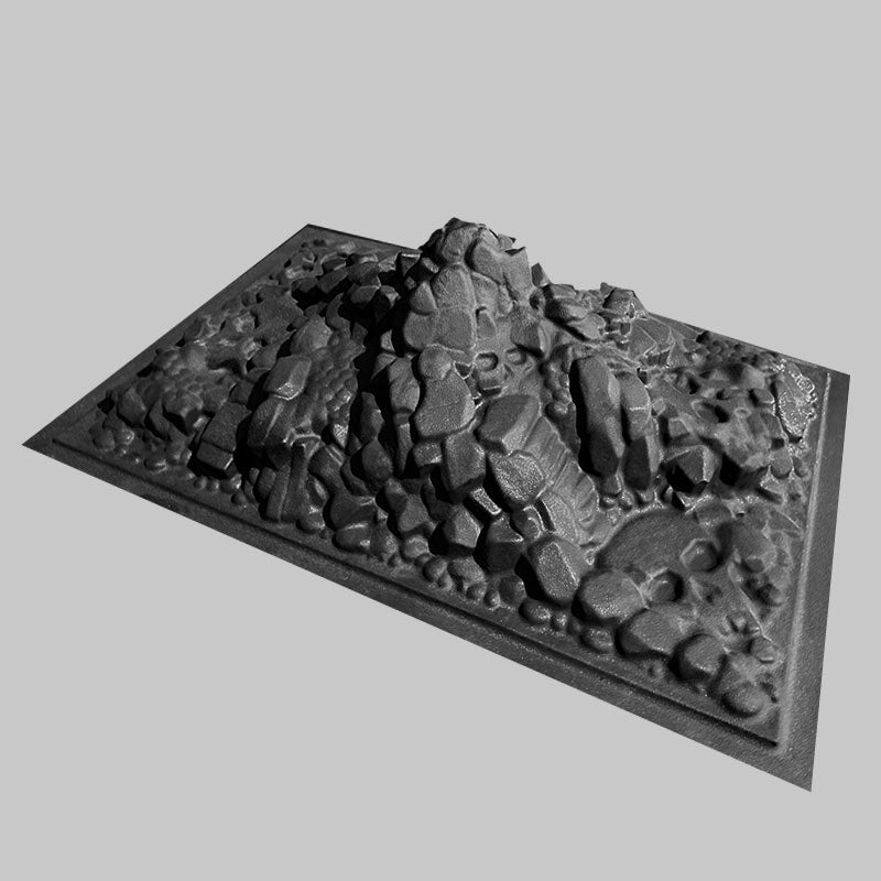 7 Skull Mountain Large Crawler Scape Plate